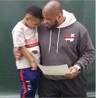 Player receiving instruction